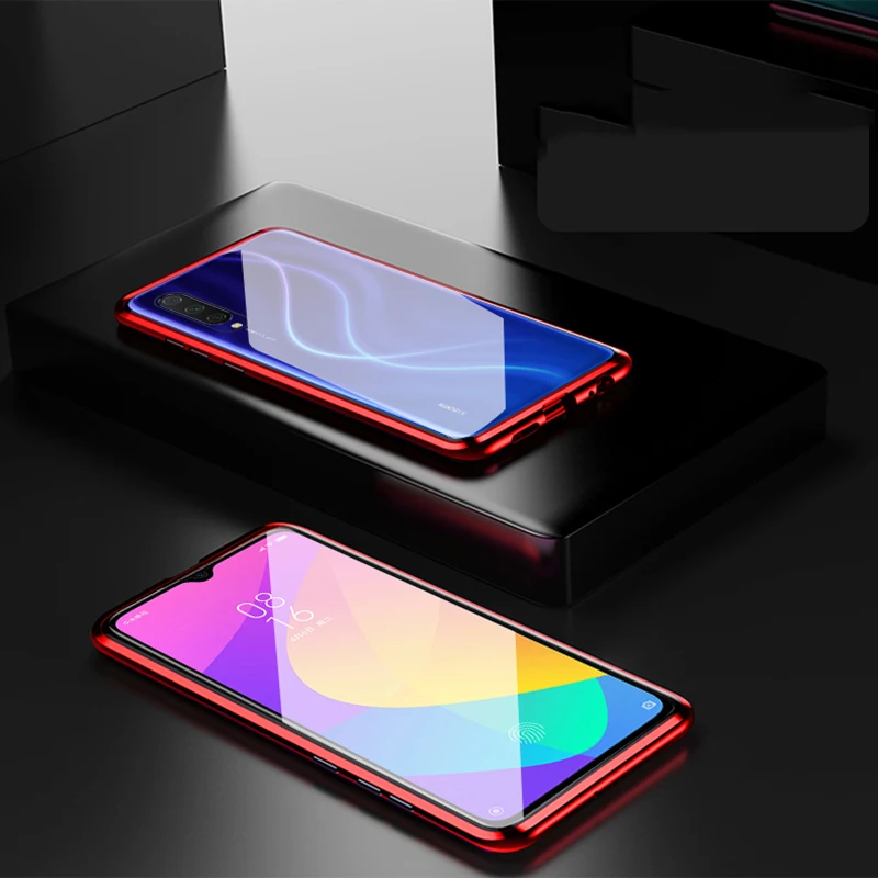 Металлический двусторонний чехол с магнитной адсорбцией для Xiao mi Red mi K20 Note 7 8 Pro 8 8A чехол для Xiaomi mi 9 Se 9T CC9 CC9E F1