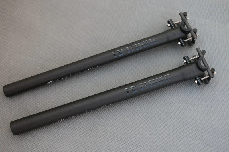 Newest TEMANI Road bike matt 3K full carbon fibre bicycle seatpost cover integrated 22.2/25.4/27.2/30.8/31.6mm Free ship | Спорт и