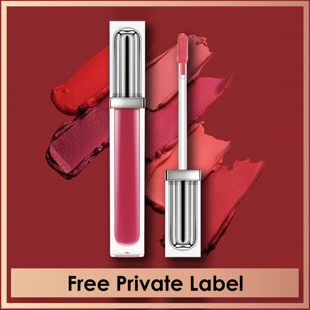 

Matte Liquid Lipstick Private Label Makeup Set Matte liquid Long-Lasting Wear Your Logo or Text Printed on Tubes & Box