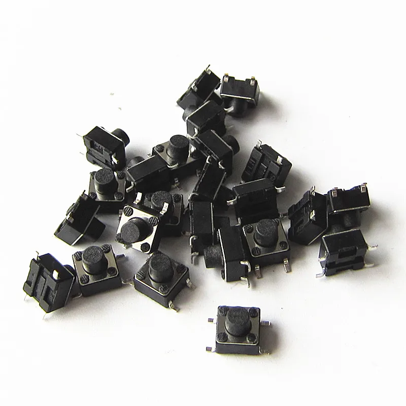 6*6*6 мм SMD плоская ножка кнопка переключатель маленькая медная 6x6x6 микро игрушка