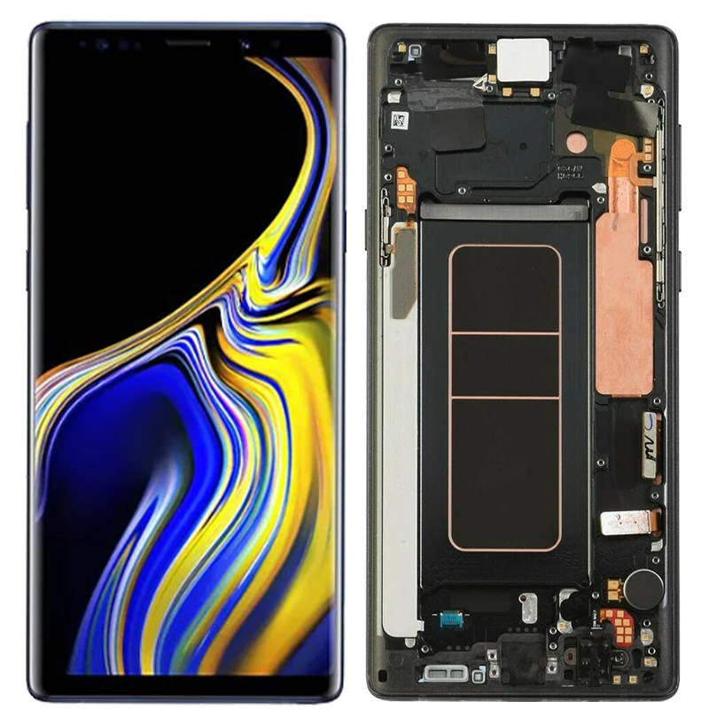 AMOLED Note 9 lcd для samsung Galaxy Note 9 lcd с рамкой 2960*1440 SM-N960F N960F/DS дисплей сенсорный экран