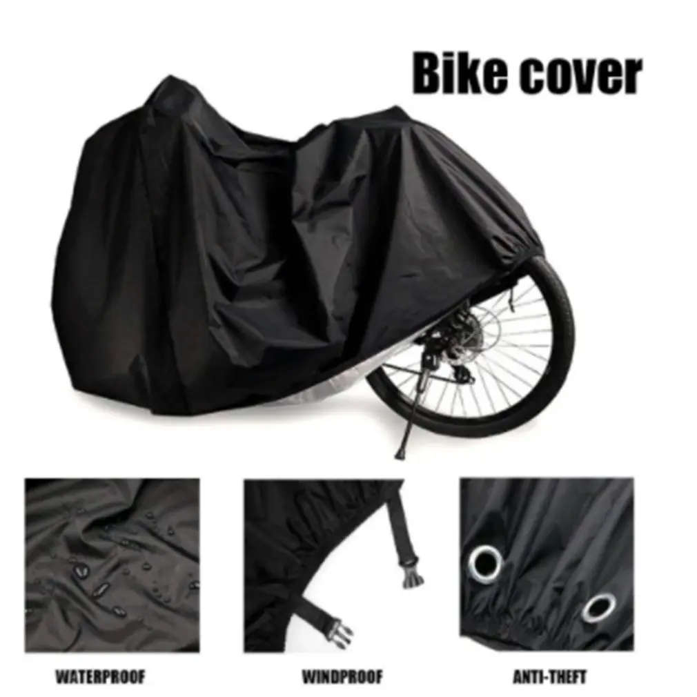 

Bicycle Oxford Cloth Cover Gear Waterproof Mountain Bike Bicycle Rain Cover Heavy Duty Cycle Cover Storage Bag