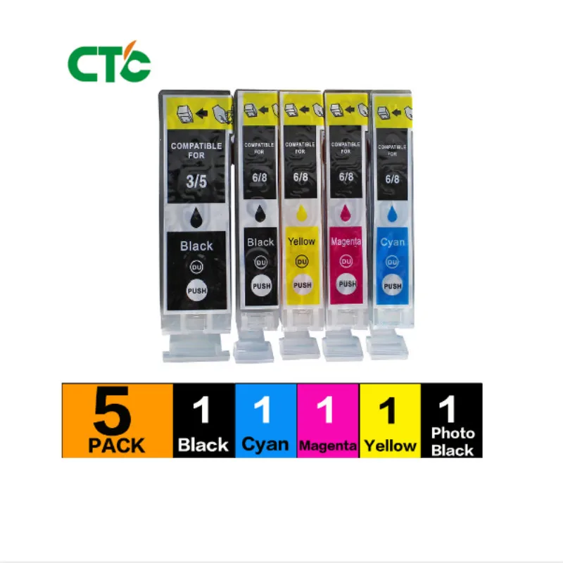 1 комплект Compitalbe для canon PGI-5 CLI-8 чернильный картридж принтера Canon принтерам Pixma iP4200