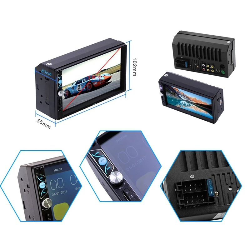 

MP5 , Bluetooth, USB, tf-, Ie