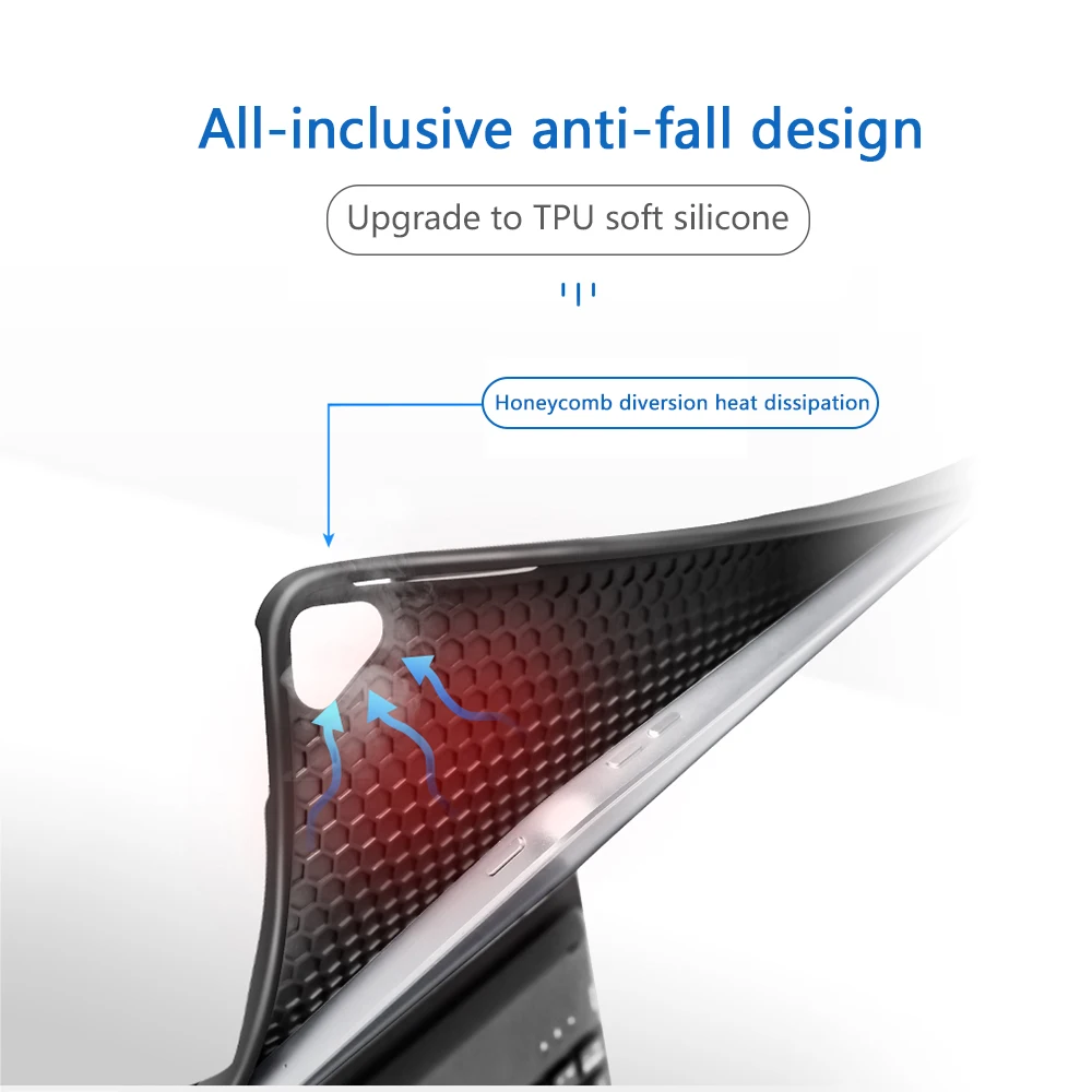 Для Air 1/Air 2/Pro 9,7/ iPad/ iPad Американский 7 цветов с подсветкой планшет Bluetooth клавиатура чехол с кожаным чехлом