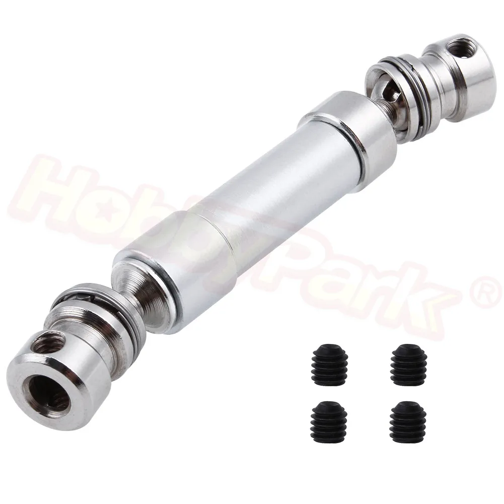 Silver 7881 Стальной металлический задний приводной вал CVD для WLtoys 12428 12423 1/12 RC автомобиль гусеничный короткий ход грузовик запчасти для обновления - Цвет: Silver 7881