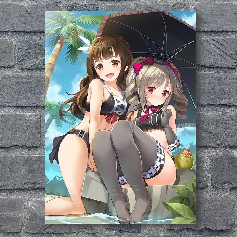 

Wall Art Home Decoration Bunny Band Canvas Print Painting Japan Anime Role Modular Picture Posters Modern Living Room No Frame