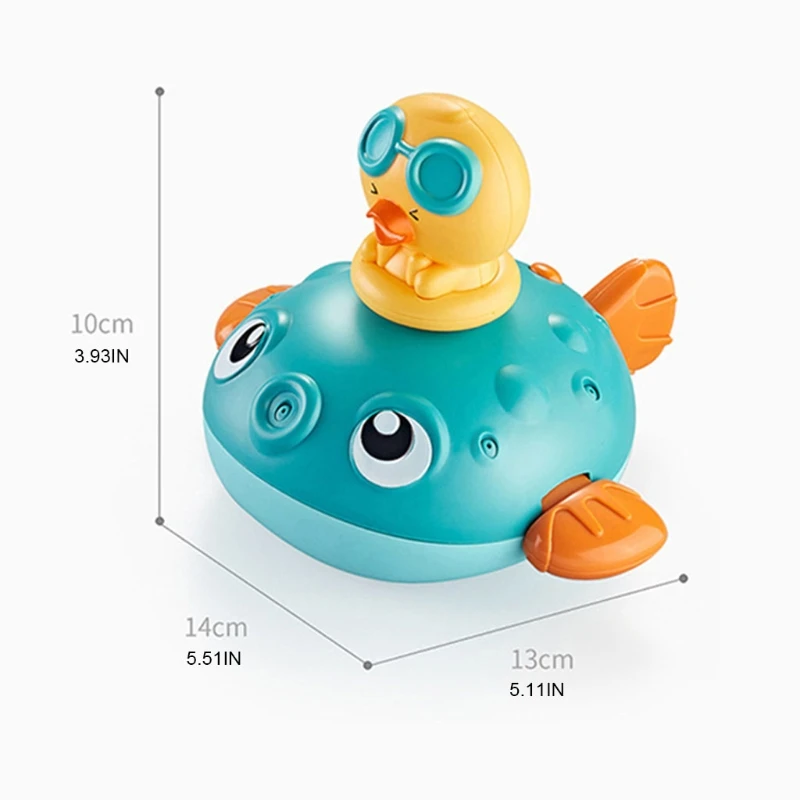 

1Set Bath Toy Baby Bathtub Toy Water Spray Toy for Kids Interactive Water Toys for Baby Rotated-Cartoon Whale Model Toy