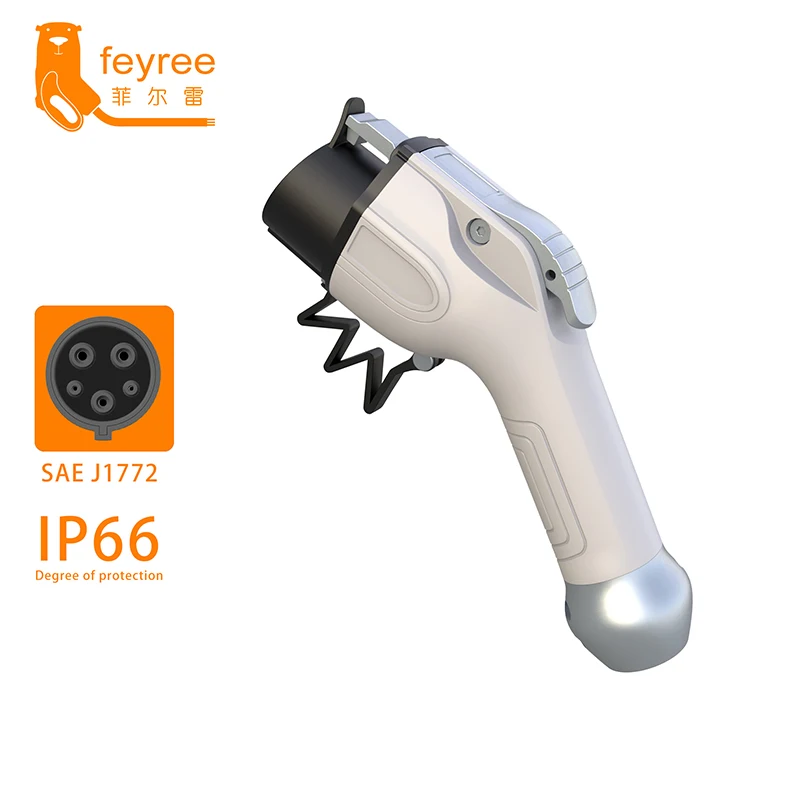 Разъем зарядного устройства feyree EV SAE J1772 тип 1 16a/32A/50a/70a зарядная станция для