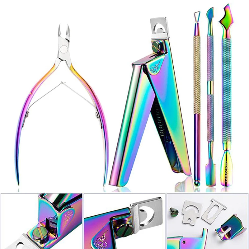 1 комплект Маникюрный набор Комплект гель-лаков для ногтей ножницы кутикулы