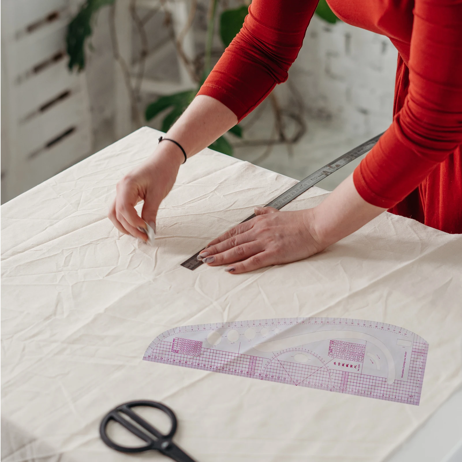 Линейка для шитья 6 шт./компл. набор измерения прозрачная линейка измерительная