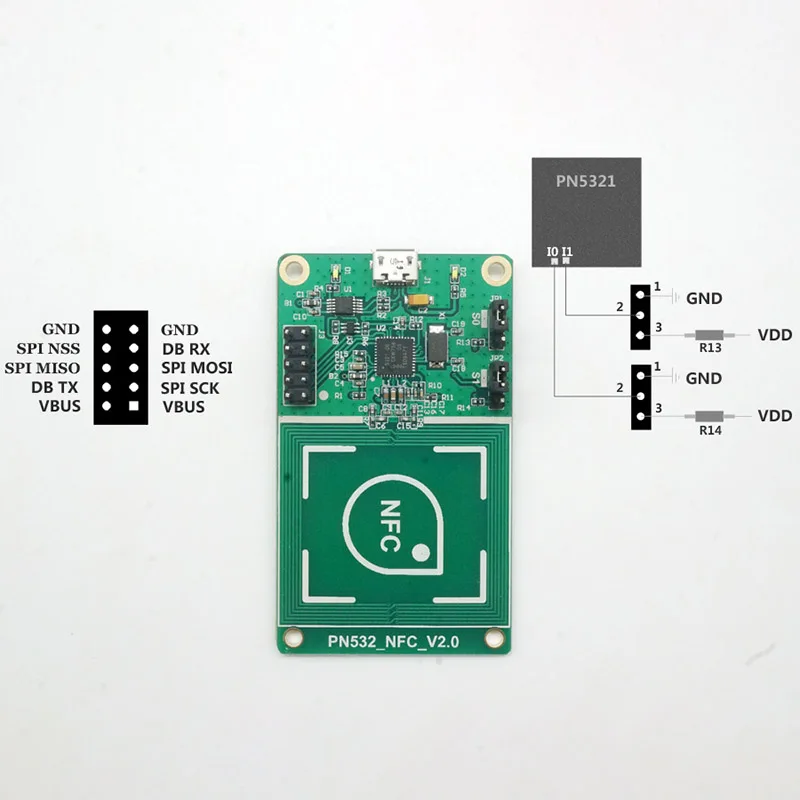 USB PN532 NFC RFID Wireless Reader Writer Mode IC CARD COPYER Copy Copyer 13.56MHz | Безопасность и защита