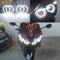 for kawasaki ninja zx 14 zx14 zx14r zzr1400 excellent ultra bright ccfl cob smd led angel eyes kit halo rings day light