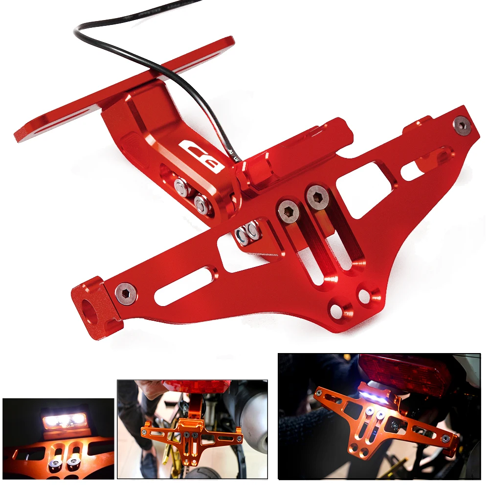 Для HONDA CBR600RR CBR 600RR 2003 2004 2005 2006 2007 Кронштейн номерного знака мотоцикла держатель