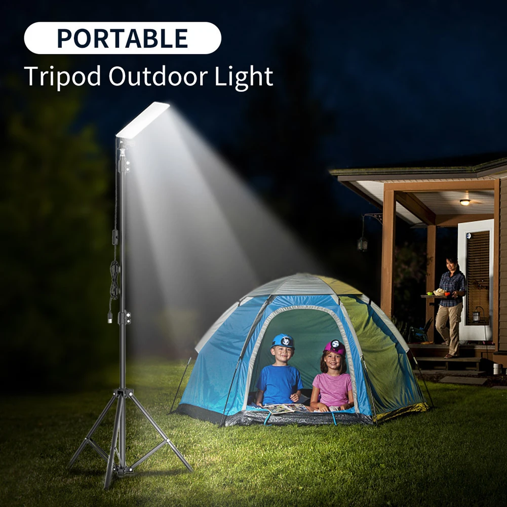 Working Lamp Stand Tripod Bracket Outdoor Camp Equipment Detachable Light Holder Travelling Easy Carrying Portable Parts