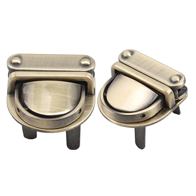 DIY металлическая сумка застежка поворотный замок Пряжка аксессуары твист для