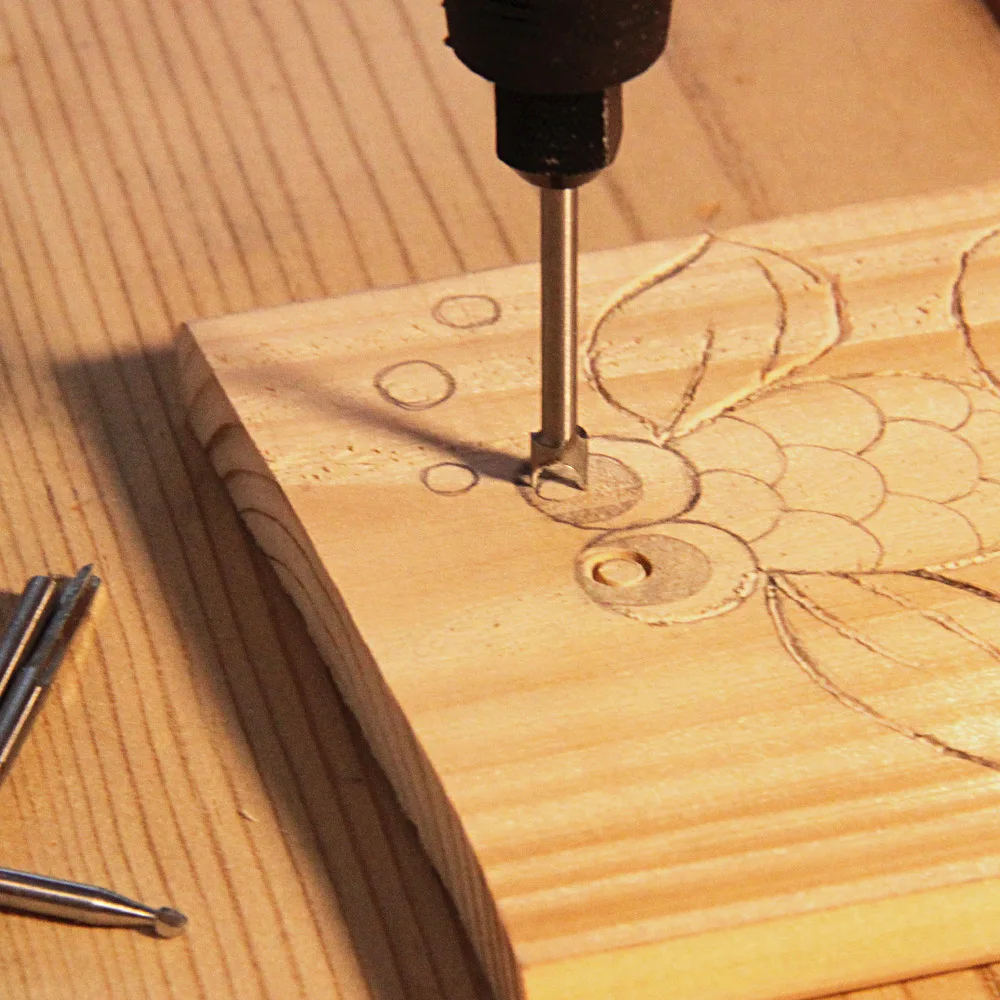 5 шт. 3 мм хвостовик фреза из быстрорежущей стали резцы набор гравировальных бит