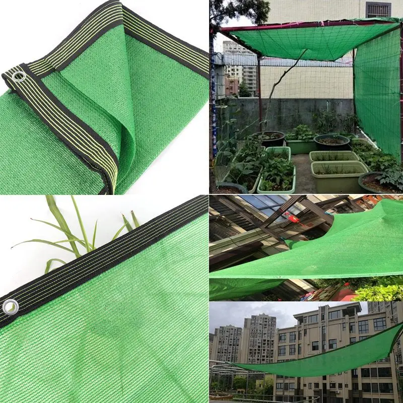 

Улучшенный 6-контактный зеленый анти-УФ HDPE солнцезащитный парус для бассейна, гаража, навес, Солнцезащитный фотоальбом, покрытие для растен...