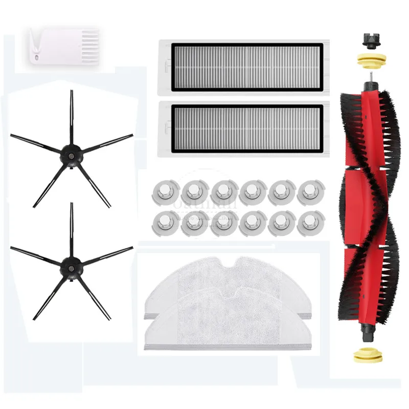 

Detachable Roller Brush Robot Vacuum Cleaner Accessories for XIAOMI MI Roborock S5 Max S50 S51 Roborock S6 MaxV Hepa Filter Mop