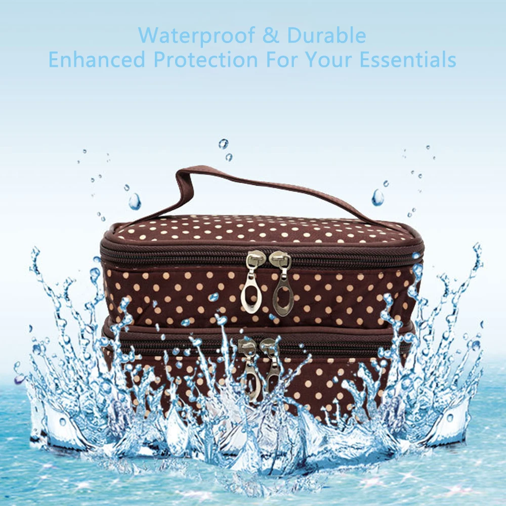 Органайзер для макияжа женский портативный косметический чехол модный дорожный