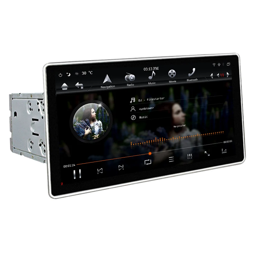 Универсальный автомобильный DVD плеер KANOR экран 12 8 дюйма IPS Android 9 0 PX6