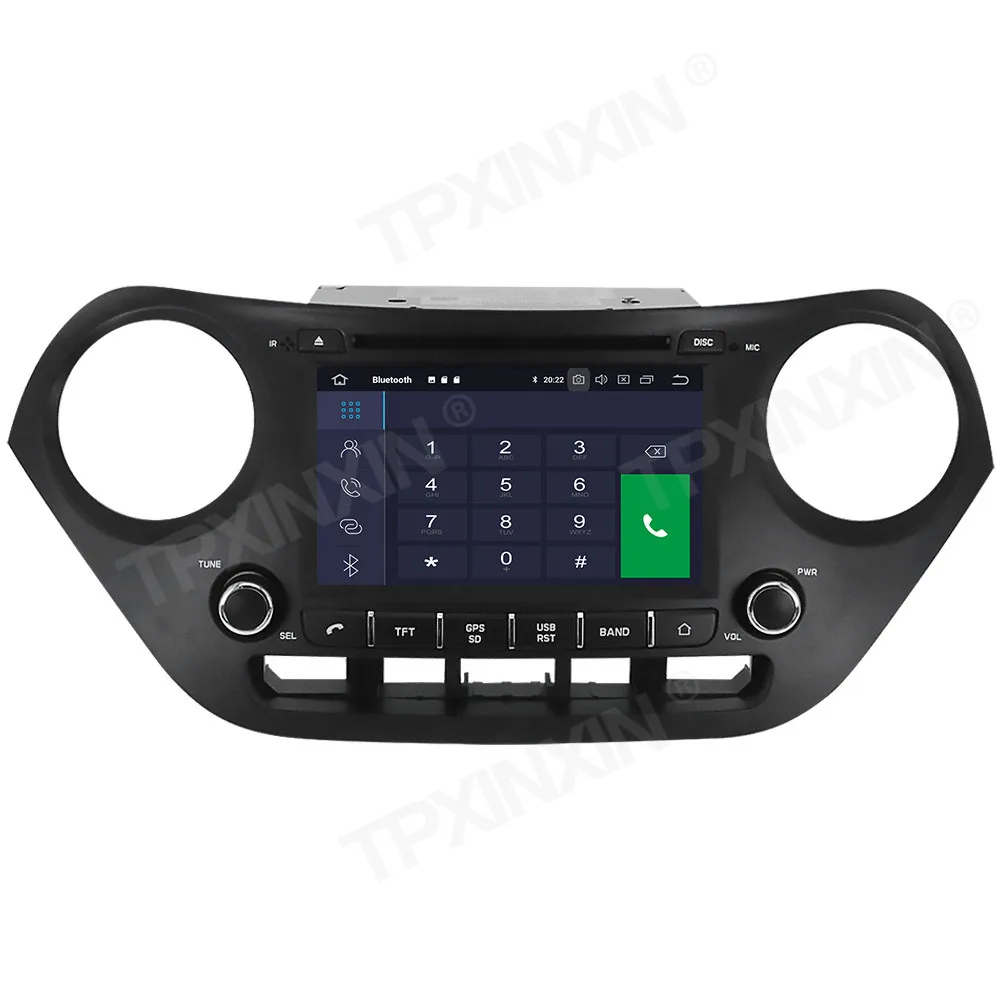 Автомобильный мультимедийный проигрыватель 4 + 64 ГБ Android 10 0 для HYUNDAI VERNA ACCENT SOLARIS 2011