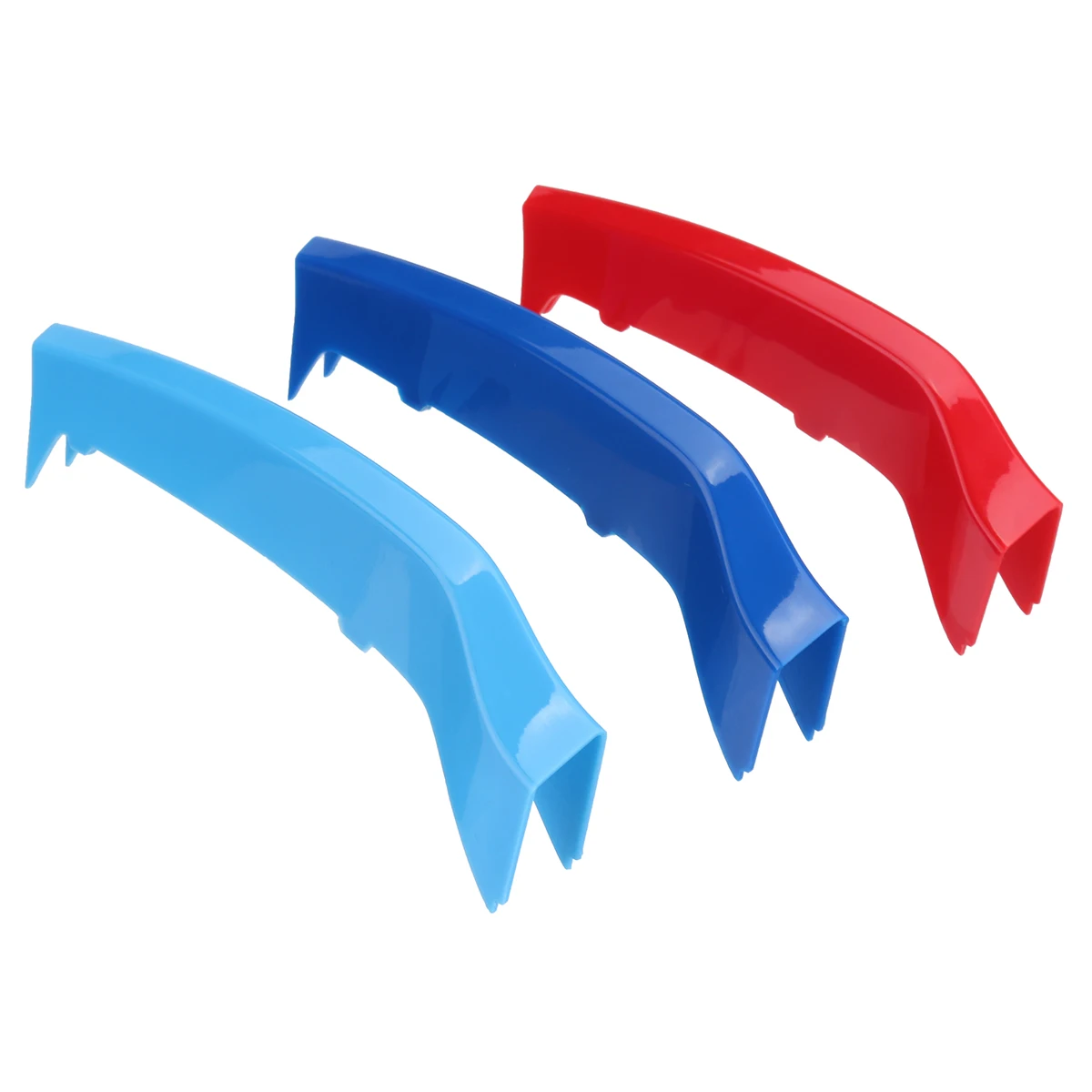 3 шт. Трехцветная Пластиковая передняя Центральная решетка радиатора для BMW 4