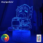 Светодиодная лампа в стиле аниме, Miss Kobayashi, горничная дракона, украшение для спальни, подарок на день рождения, изменсветильник цвета, 3d свет, манга, дракон, горничная