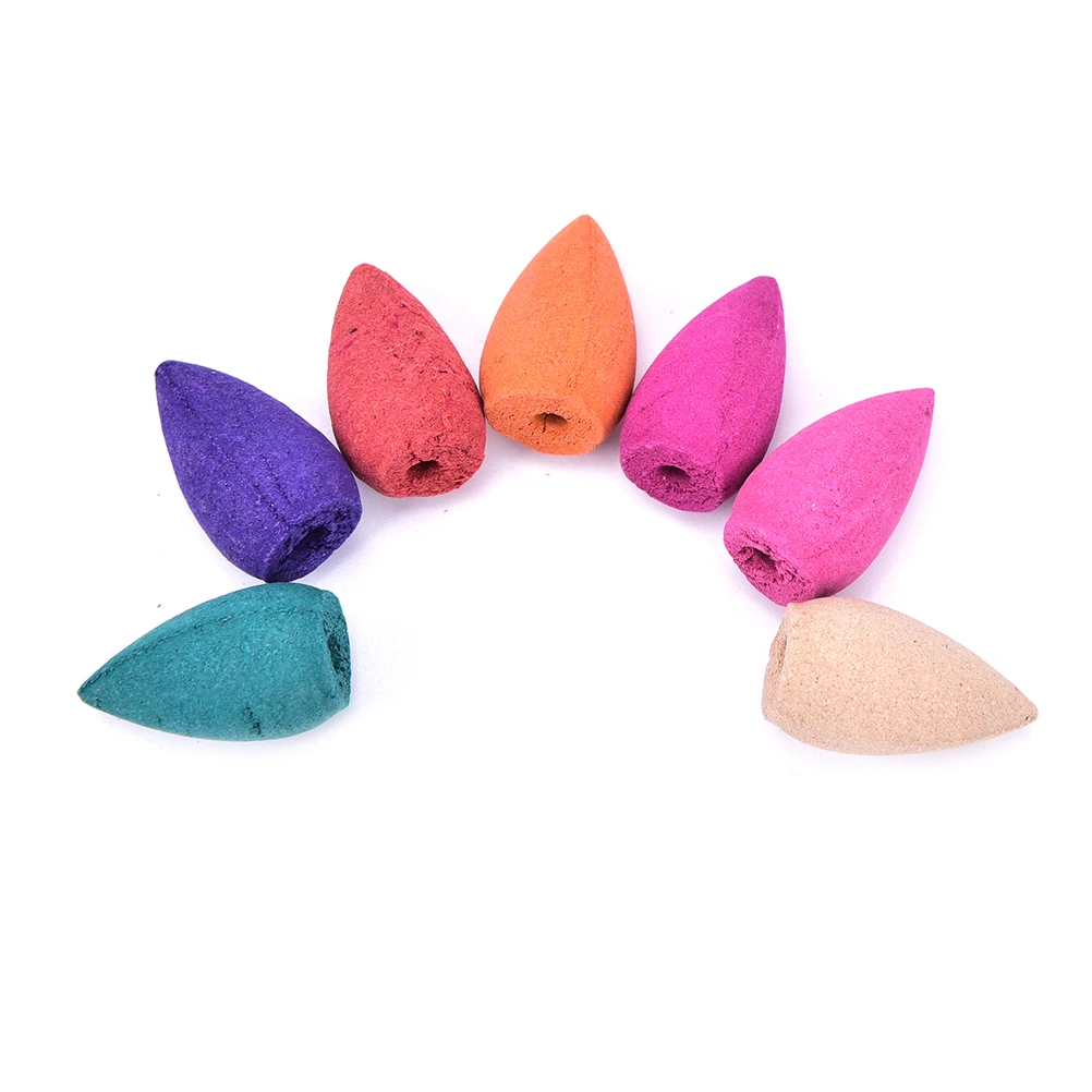 70 шт традиционный ароматерапия конус естественный дыма башня конусов пуля