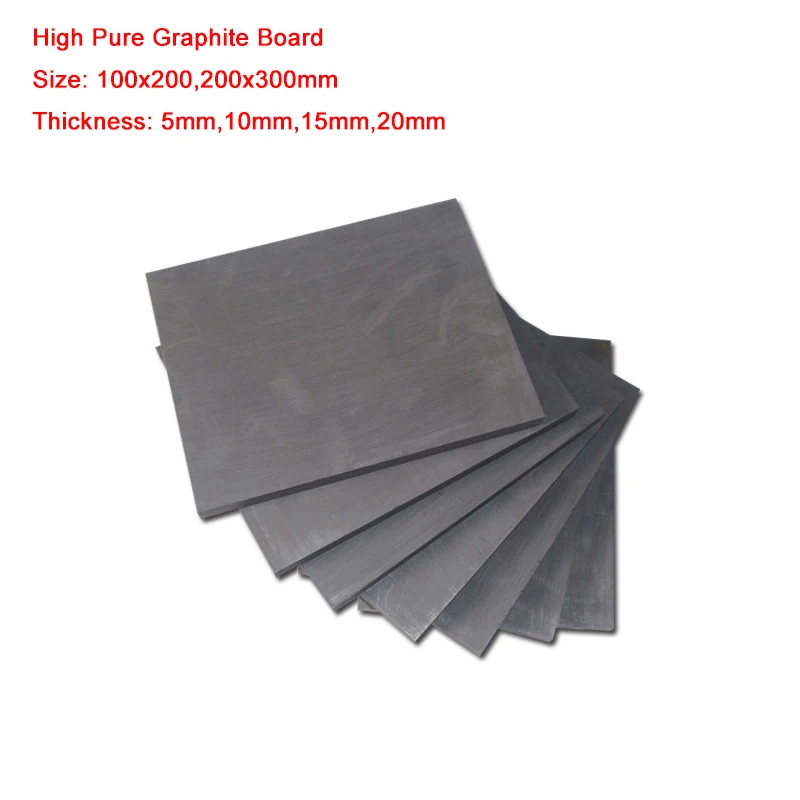 Нержавеющей стали с высоким содержанием чистого графитовая доская электрод