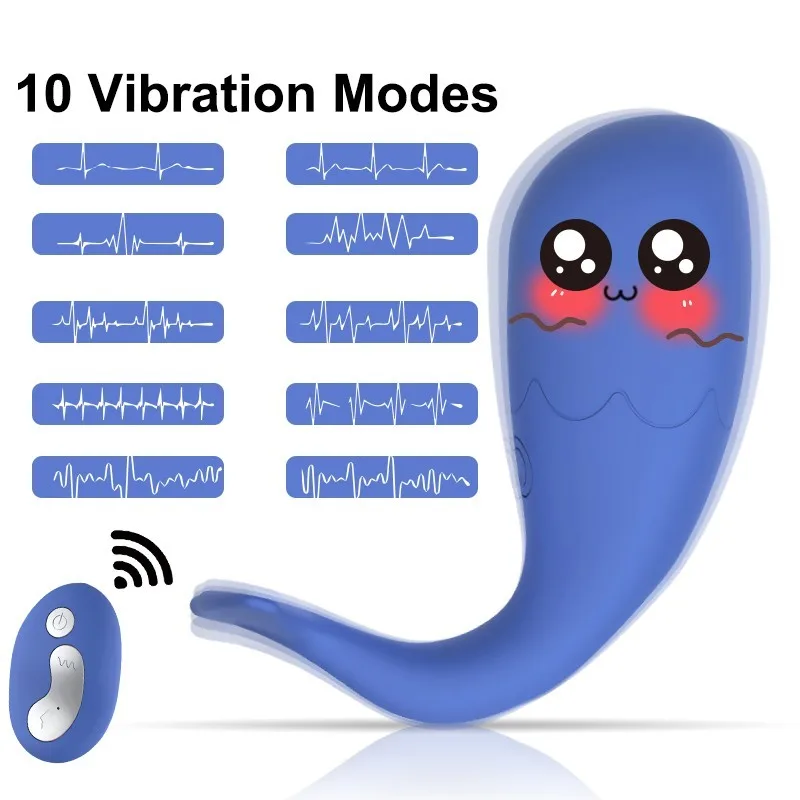 Silicone Vibrating Egg Sex Toys for Women 10 Mode Vibrator Wireless Remote Control Vagina Ball Kegel Balls Clitoris Massager | Красота и