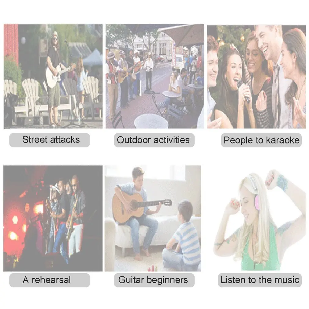 Мини гитарный усилитель с задней клипсой Акустическая гитара аксессуары для