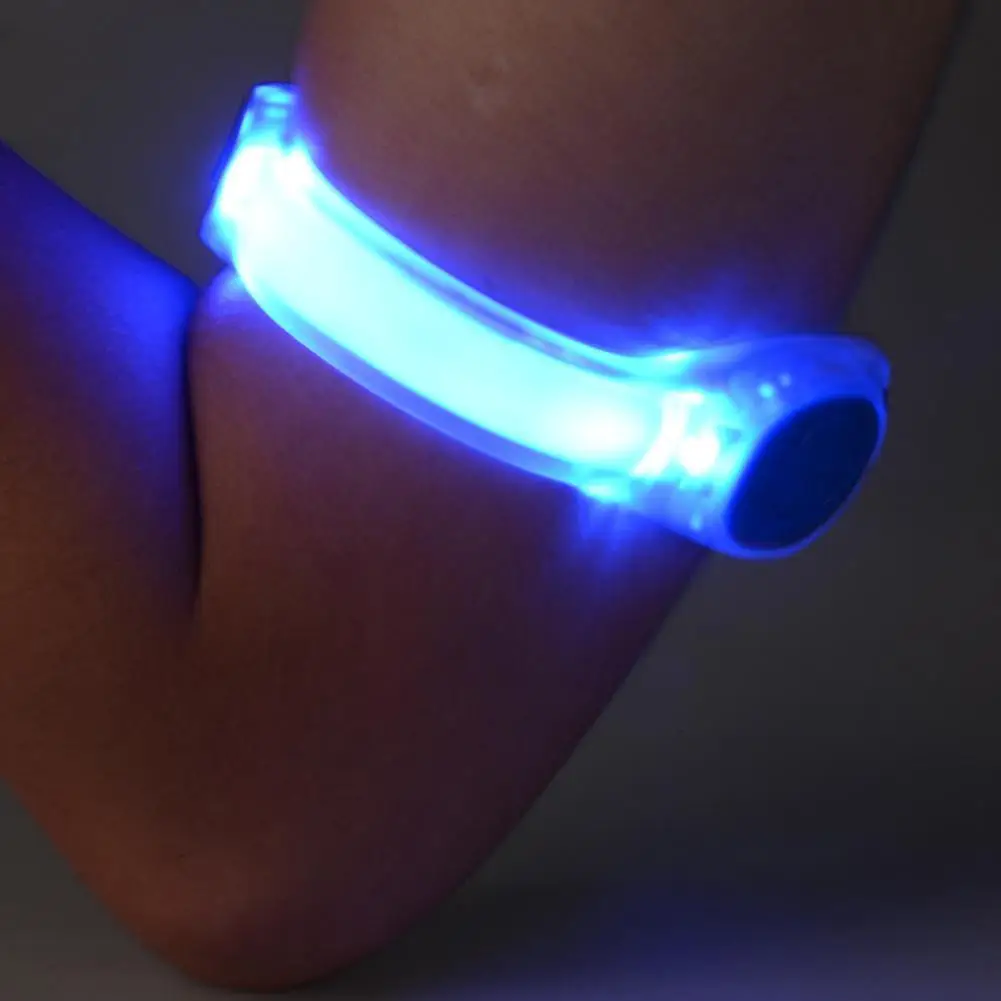 

Adjustable LED Light Up Armband Wearable Running Arm The Cycling Tools Outdoor Dark Light Walking For Running Glow Concert O0O2