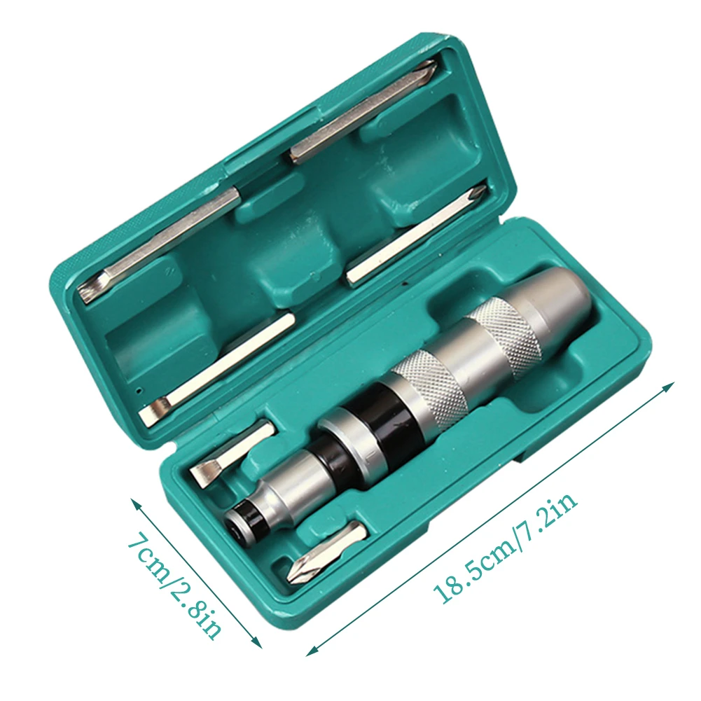 

Multi-Purpose Screwdrivers Kit Heavy Duty Shock Screw Driver Chisel Bits Tools Socket Impact Screwdriver Set With Case Flat