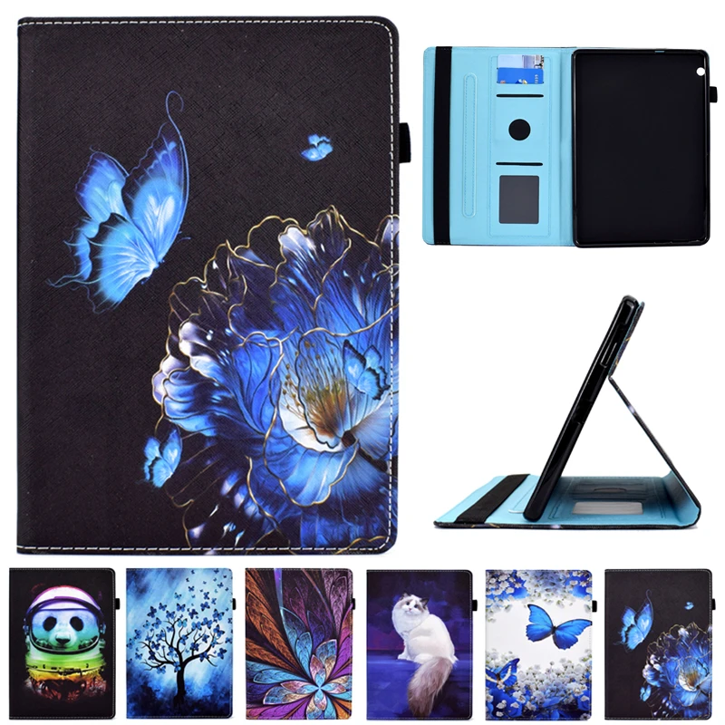 

Чехол для планшета Huawei MediaPad T5 10 дюймов, Женский/W19/L09/L03, мультяшный кожаный чехол-подставка для Huawei MediaPad T5, чехол 10,1 дюйма