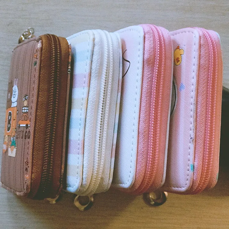 Новинка искусственная кожа мультяшный принт держатели для ключей унисекс