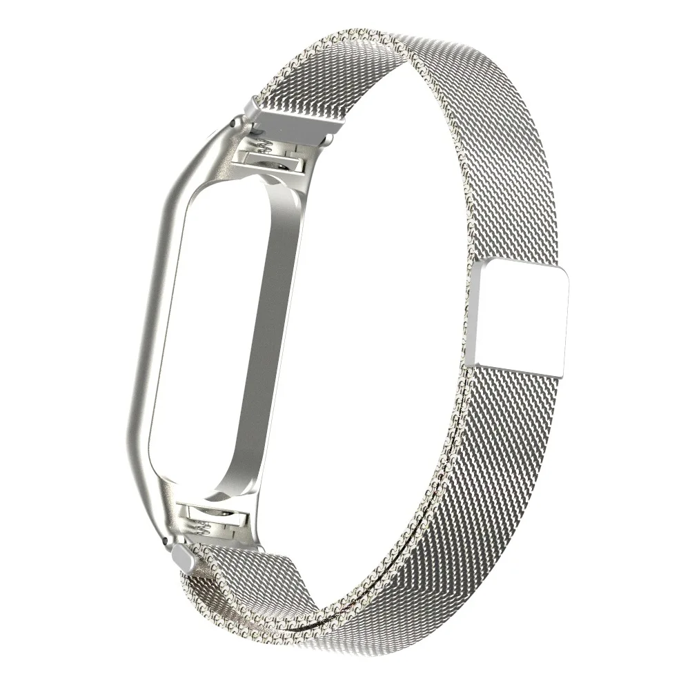 

40 Colors For Xiaomi Mi Band 5 4 3 Stainless Zinc Alloy Steel Electroplated Magnetic Strap For Mi Band 5 4 3 Bracelet Wristband