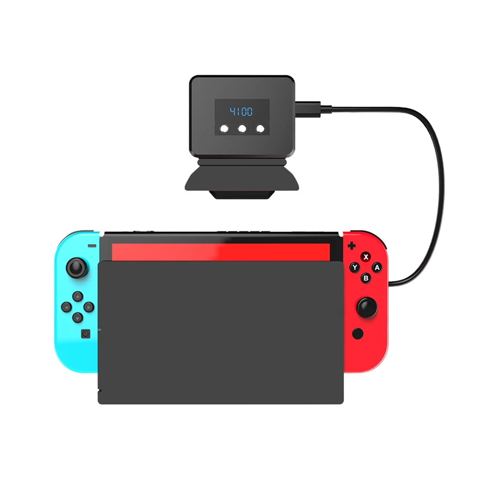 Cooling Fan for NS Switch External Turbo Pumping Cooler Radiator Base Heat Sink Temperature Display Nintendo Console | Электроника