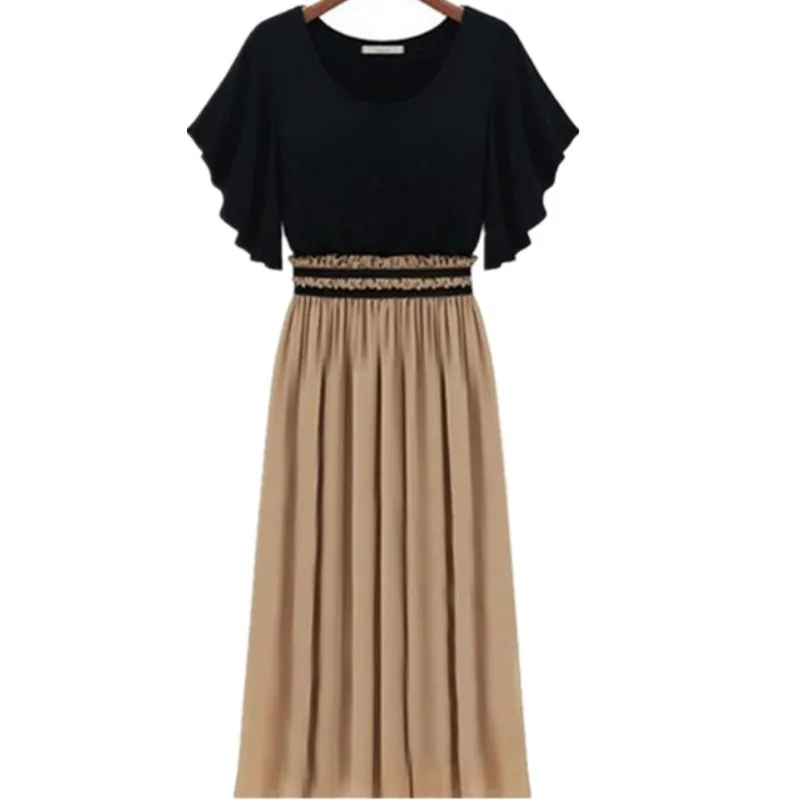 

2021 Women's new summer long dress plus size casual sexy sleeveless short sleeve Loose party O-neck dress Beach dress dresses