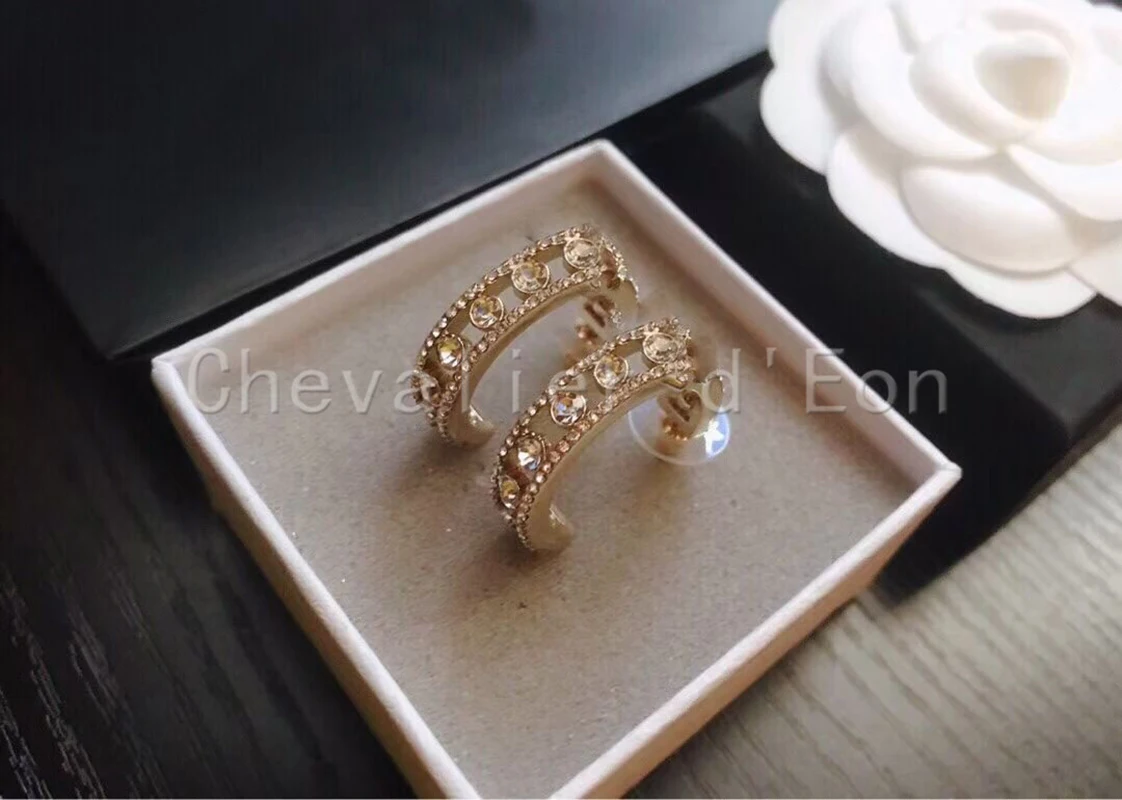

Luxury Brand Fashion Cubic Zircon Pave Circle Gold Color Hoop Earring For Women Girls Birthday Gifts Brincos