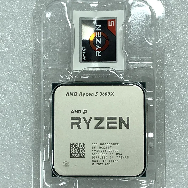 Процессор AMD Ryzen 5 3600X 3 8 ГГц 6 ядер 12 потоков 7 нм 95 Вт L3 = 32 Мб 100-000000022 разъем AM4 |