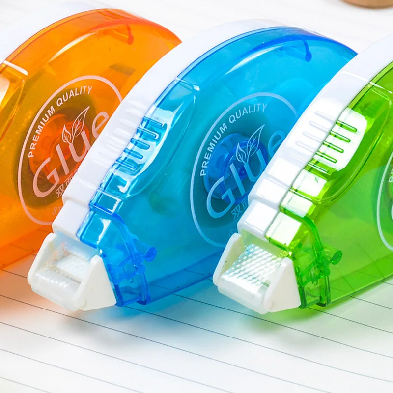 Милая прозрачная клейкая лента В Горошек 6 м * мм декоративная Двусторонняя для