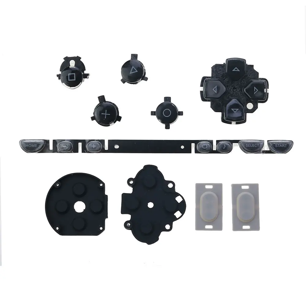 Резиновый проводящий R L для psp1000 PSP 1000 кнопки левого и правого цвета