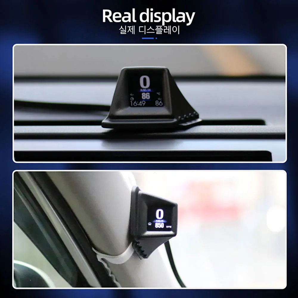 Vjoy Новое поступление HUD OBD2 GPS проекционный дисплей Цифровой Автомобильный