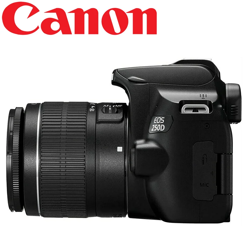 Canon Camera EOS 250D DSLR Digital Camera With EF-S 18-55mm F4-F5.6 STM Lens images - 6