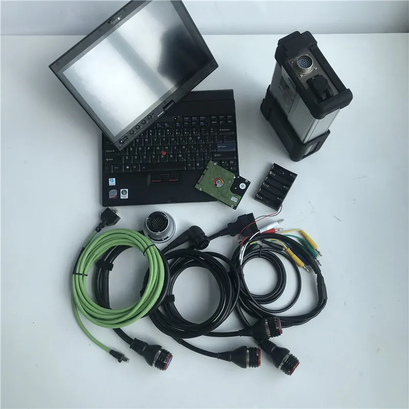 

High Quality MB Star C5 SD Connect C5 X/DAS/DTS V2022.06 Star Diagnosis Software HDD with x200t used laptop 4g ram Diagnostic PC