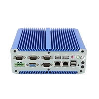 4com j1900 cpu industrial intel celeron 1037u embedded box computer fanless mini pc linux