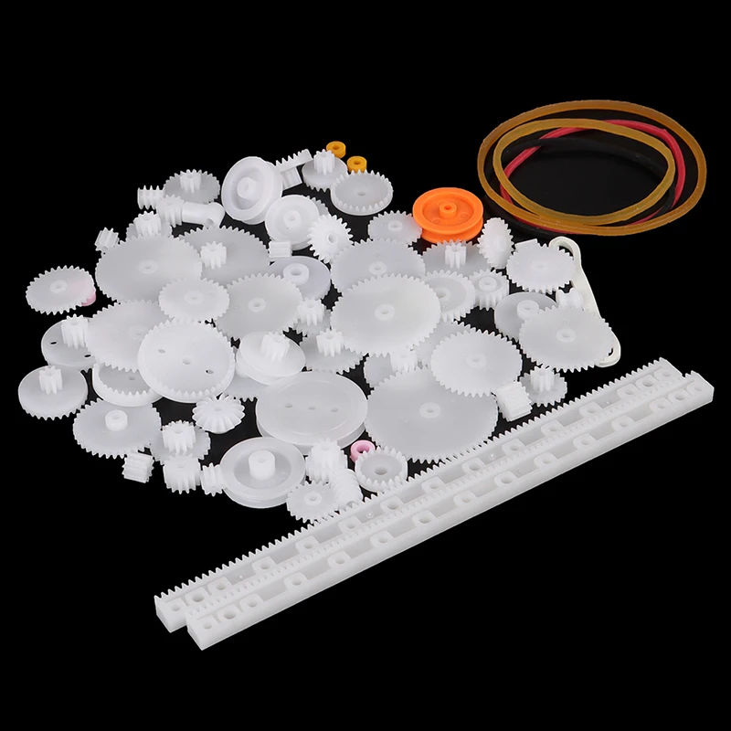 75 шт./компл. пластиковая Шестерня ремня передач Червячная однозубчатые и