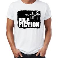 mens t shirt pulp fiction jules and vincent movie badass mens tshirt hip hop streetwear new arrival male clothes