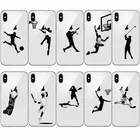 Чехол для Iphone SE 12, 13, 7, 8, 11 Plus, X, XS, XR, Pro Max, мягкий ТПУ